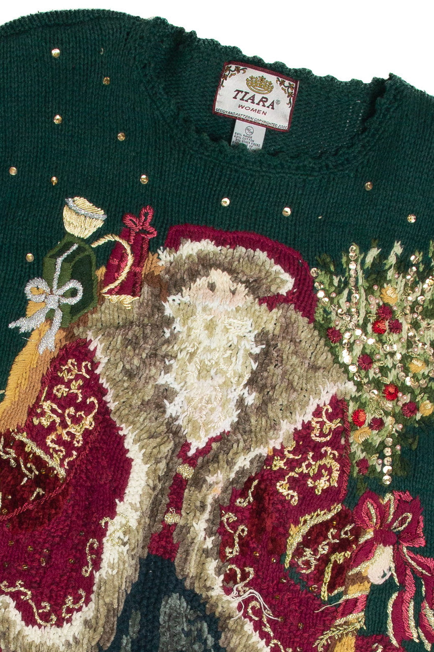Vintage Green Ugly Christmas Sweater 62649
