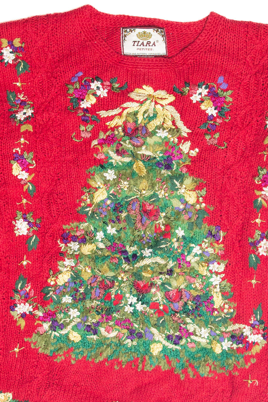 Vintage Red Ugly Christmas Pullover 63241