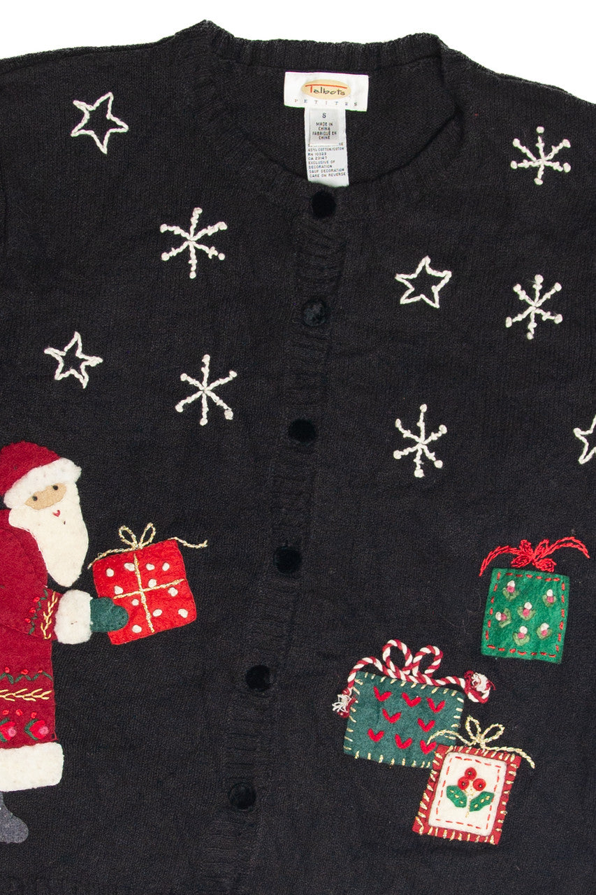 Vintage Black Ugly Christmas Cardigan 63136