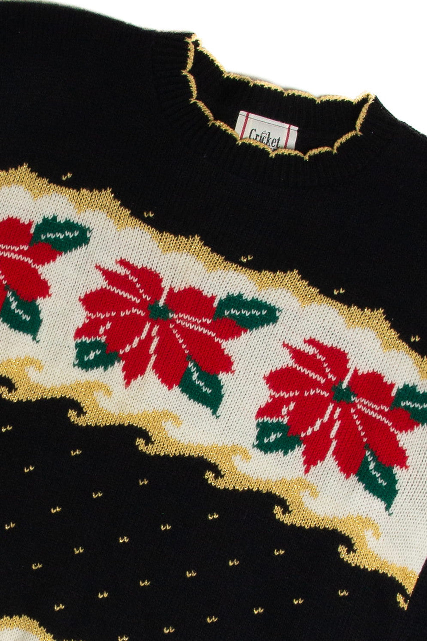 Vintage Black Ugly Christmas Sweater 62746