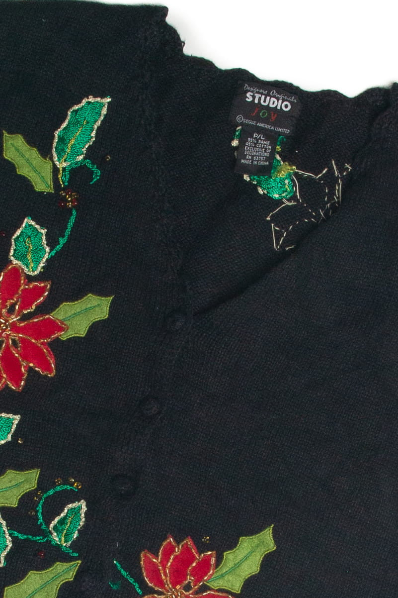 Vintage Black Ugly Christmas Vest 60857