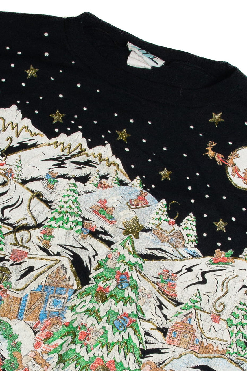 Vintage Black Christmas Sweatshirt 62537