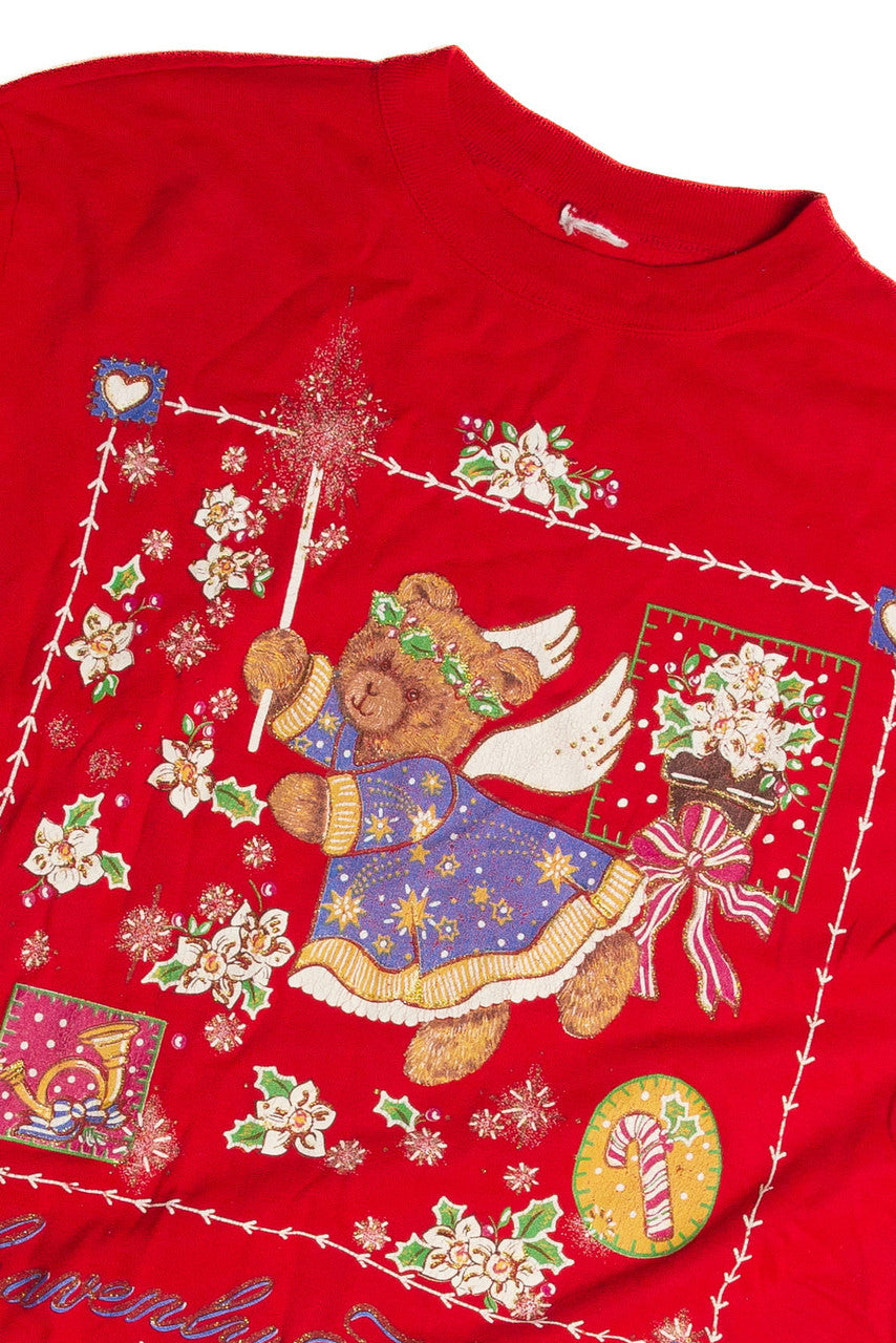 Vintage Red Ugly Christmas Cardigan 62521