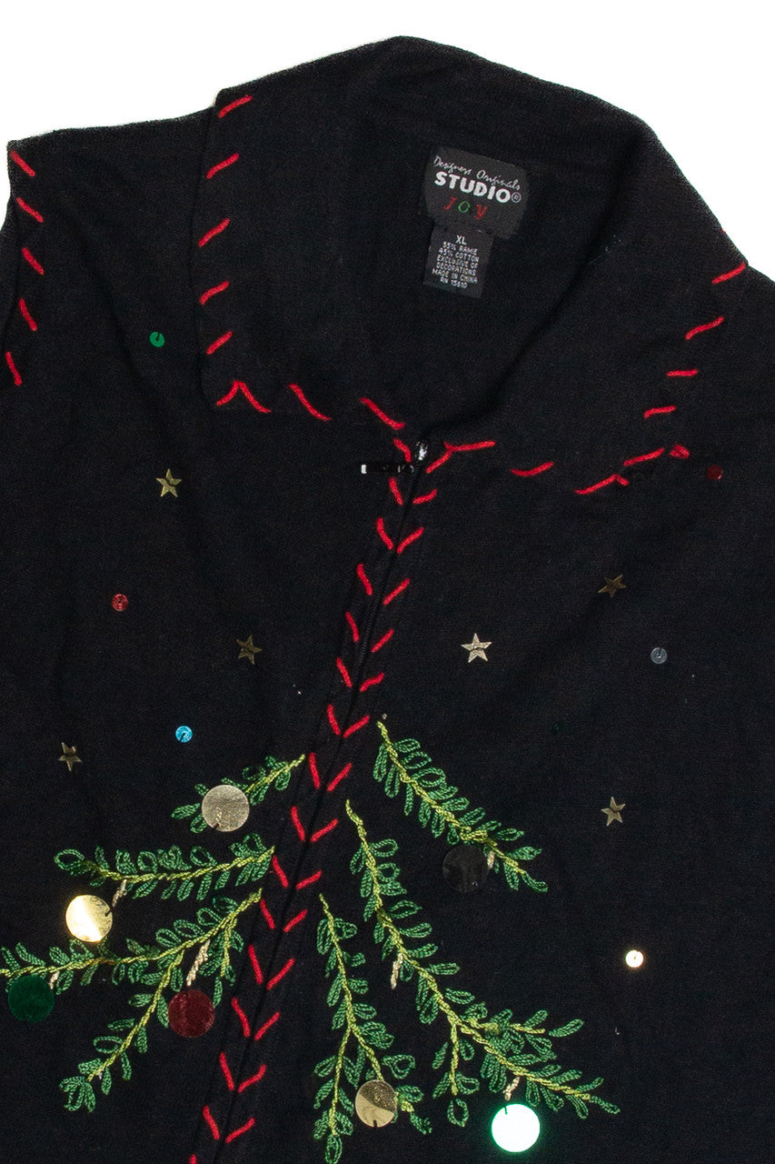 Vintage Black Ugly Christmas Vest 62642