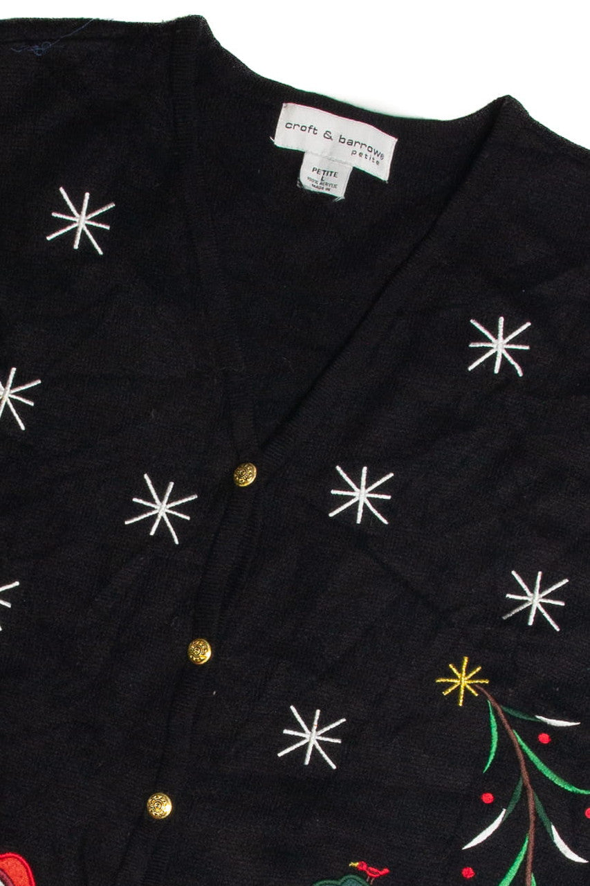 Vintage Black Ugly Christmas Vest 62577