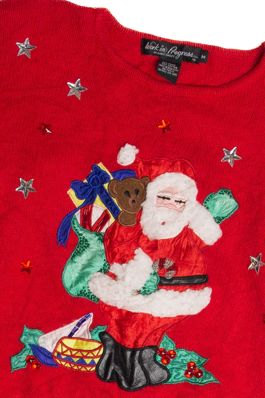 Vintage Red Ugly Christmas Sweater 62879
