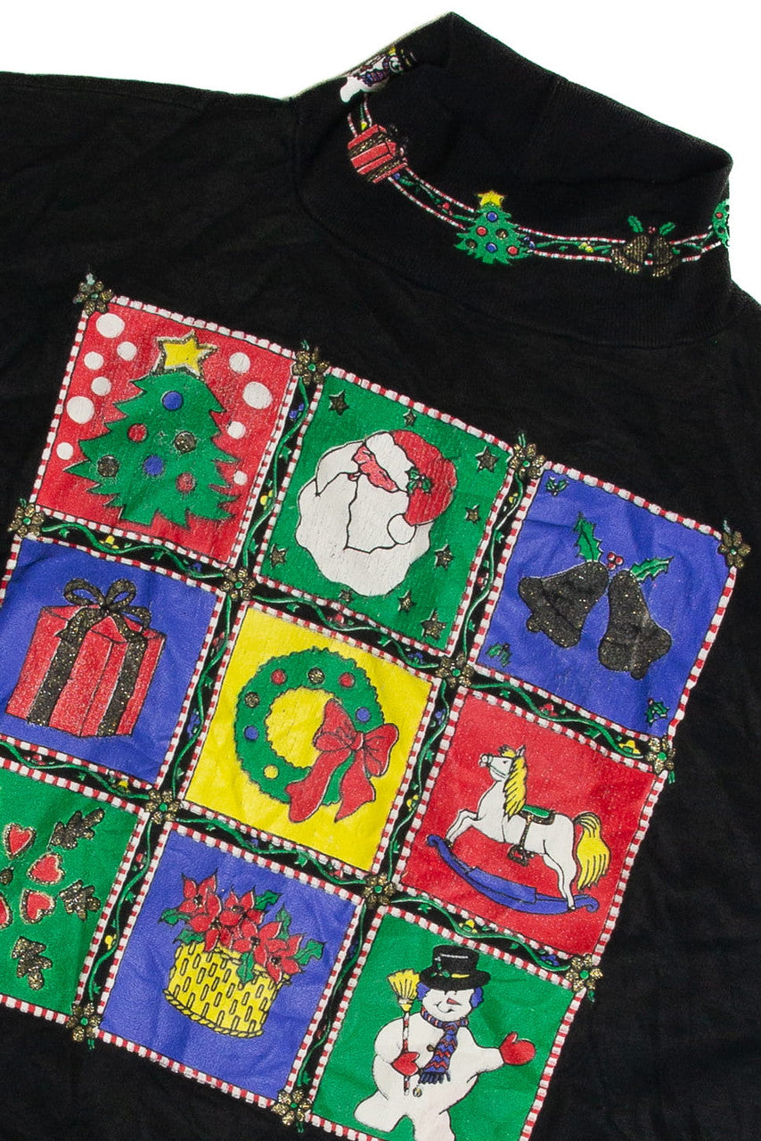Vintage Black Christmas Sweatshirt 62550