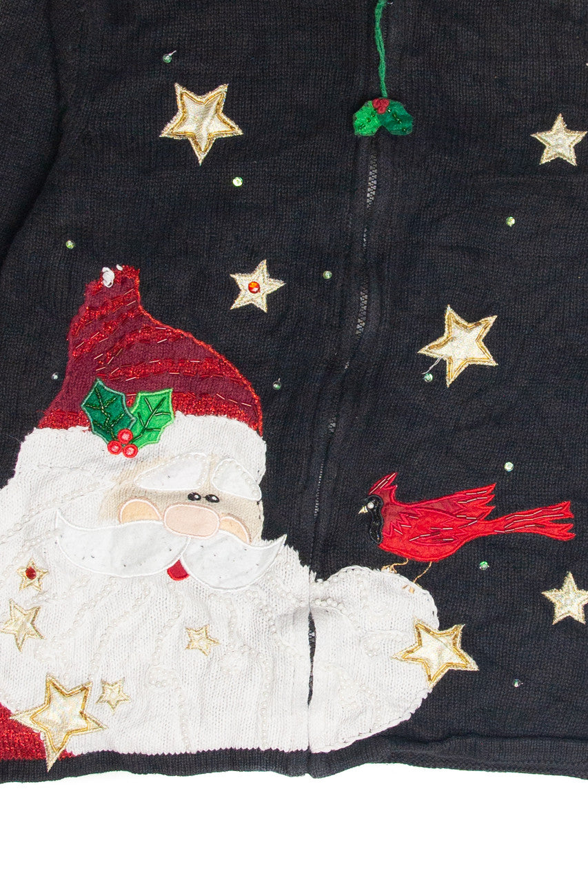 Vintage Black Ugly Christmas Cardigan 63199