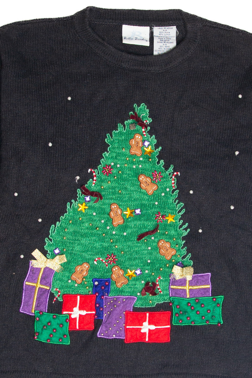 Vintage Black Ugly Christmas Pullover 63286