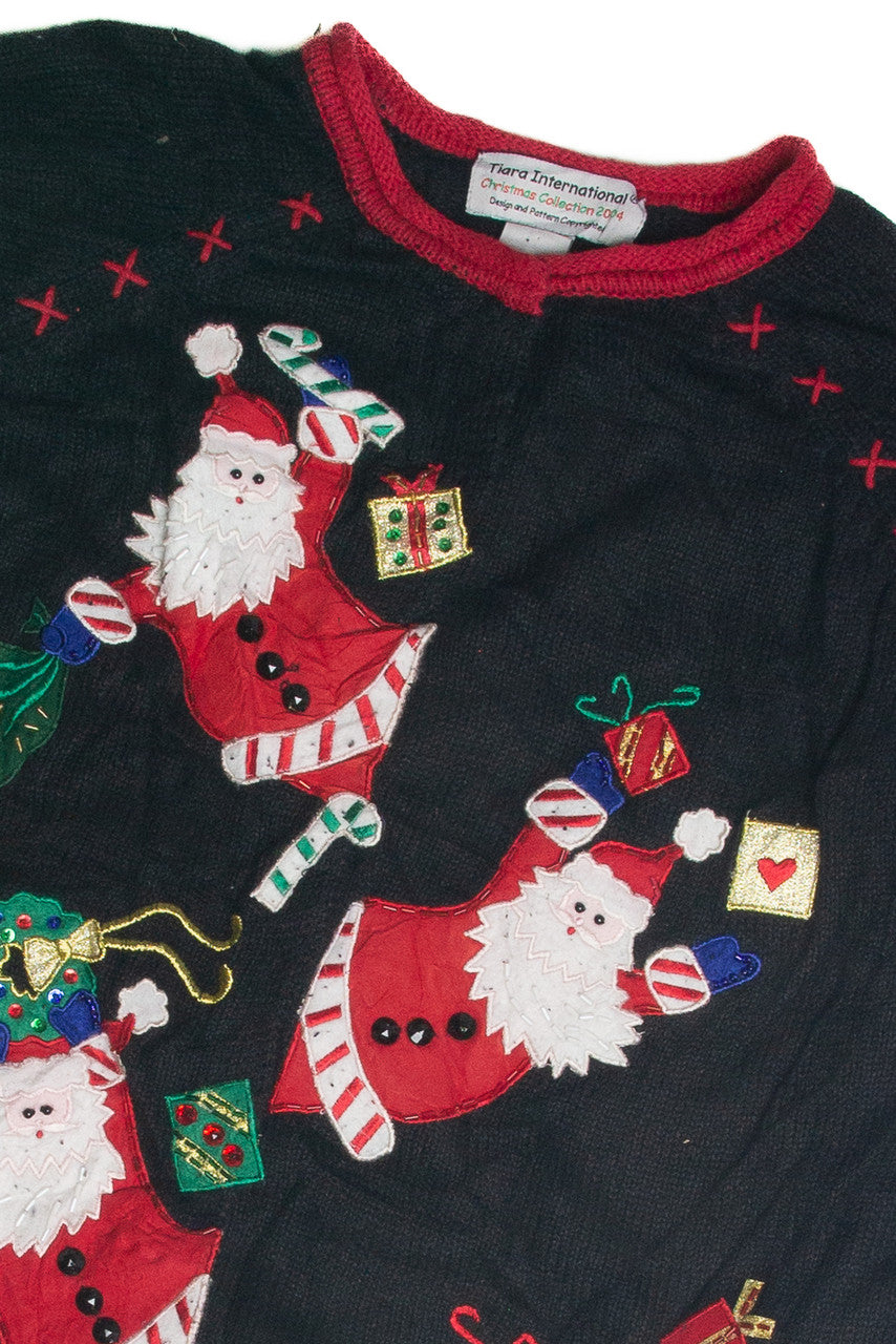 Vintage Black Ugly Christmas Cardigan 59931