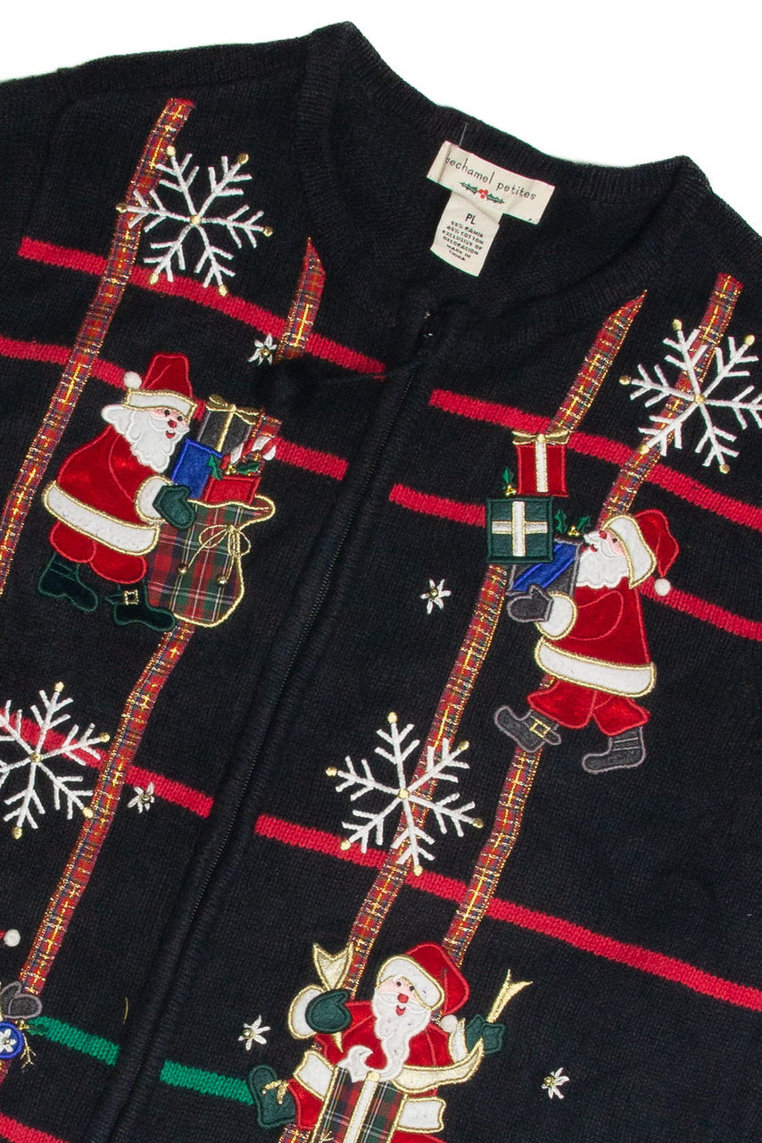 Vintage Black Ugly Christmas Cardigan 60971
