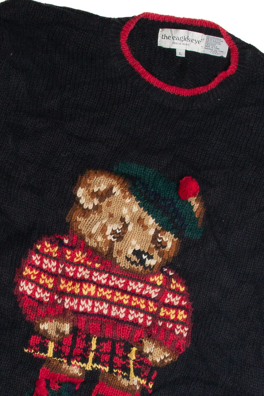 Vintage Black Ugly Christmas Sweater 62563