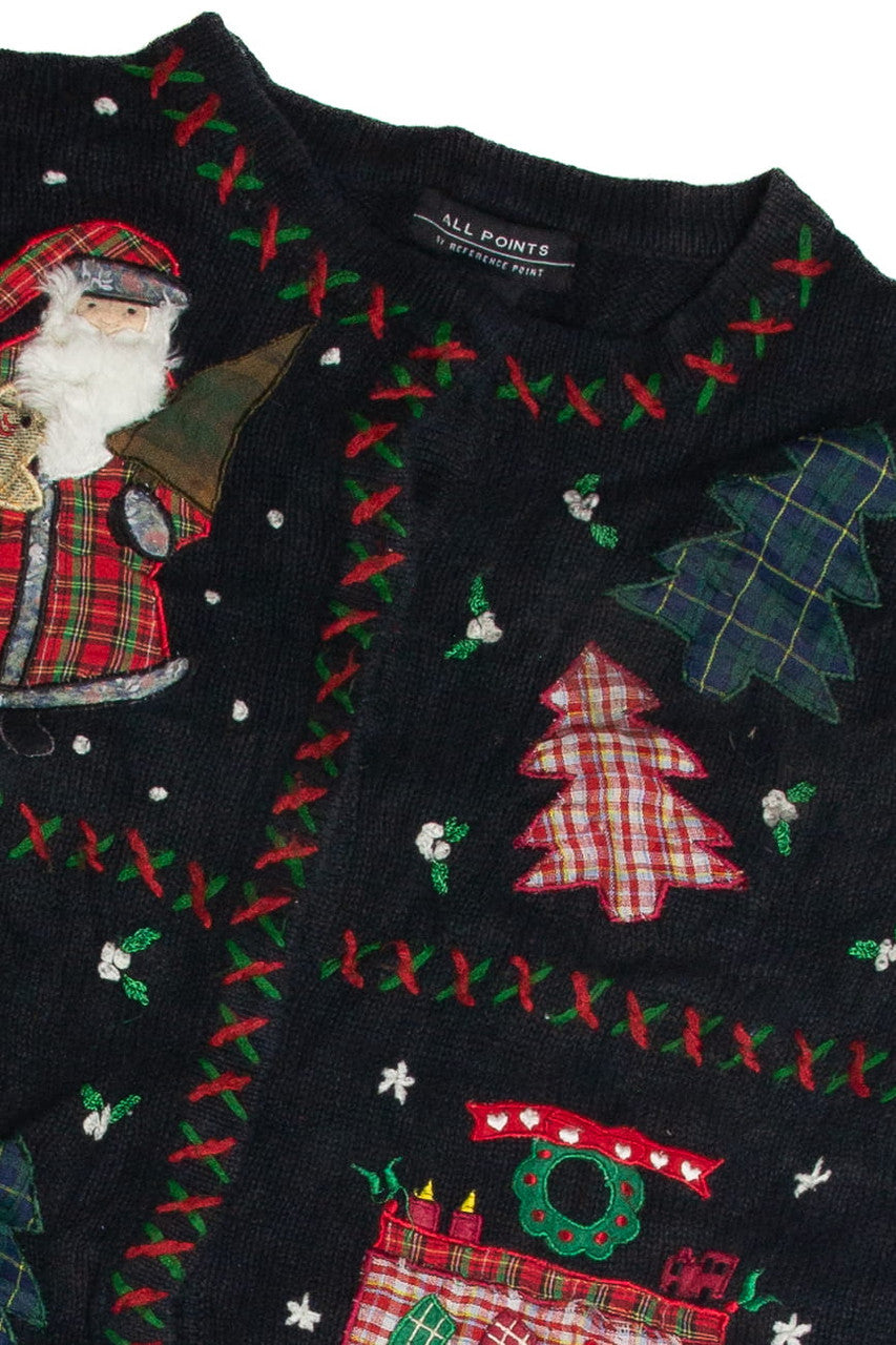Vintage Black Ugly Christmas Cardigan 59844