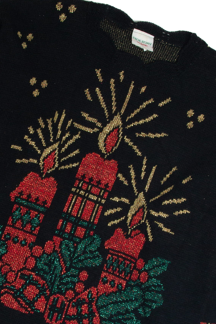Vintage Black Ugly Christmas Sweater 59581