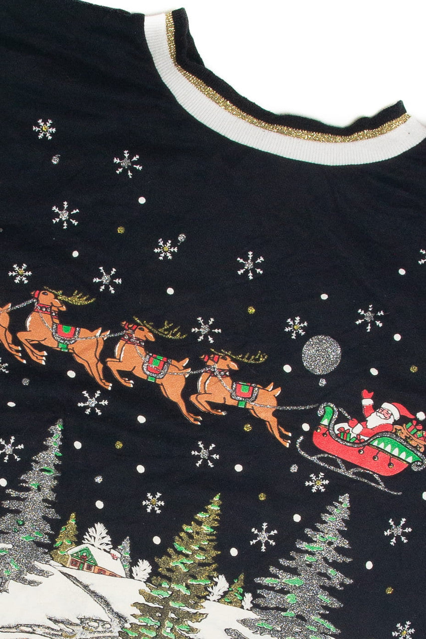 Vintage Black Ugly Christmas Sweatshirt 60998