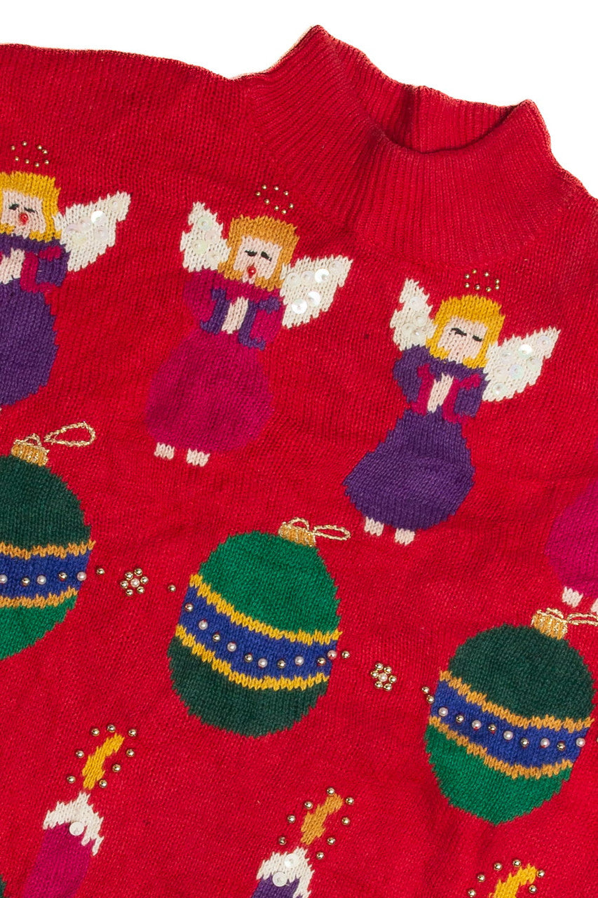 Vintage Red Ugly Christmas Sweater 59605