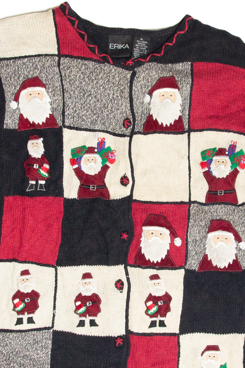 Vintage Black Ugly Christmas Cardigan 63425