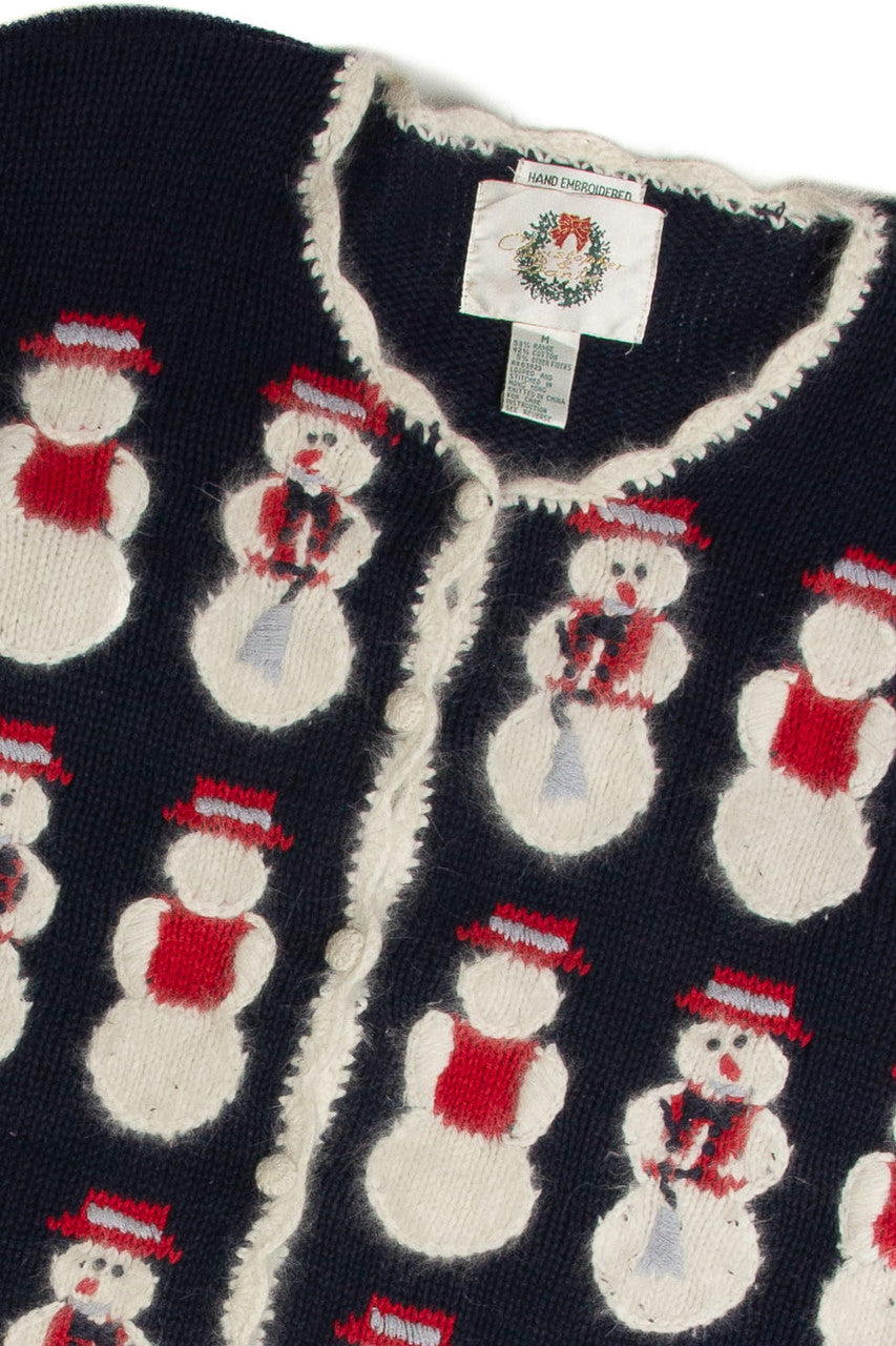 Vintage Black Ugly Christmas Cardigan 62765