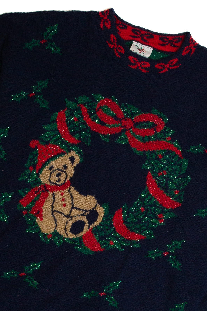 Vintage Black Ugly Christmas Sweater 62720