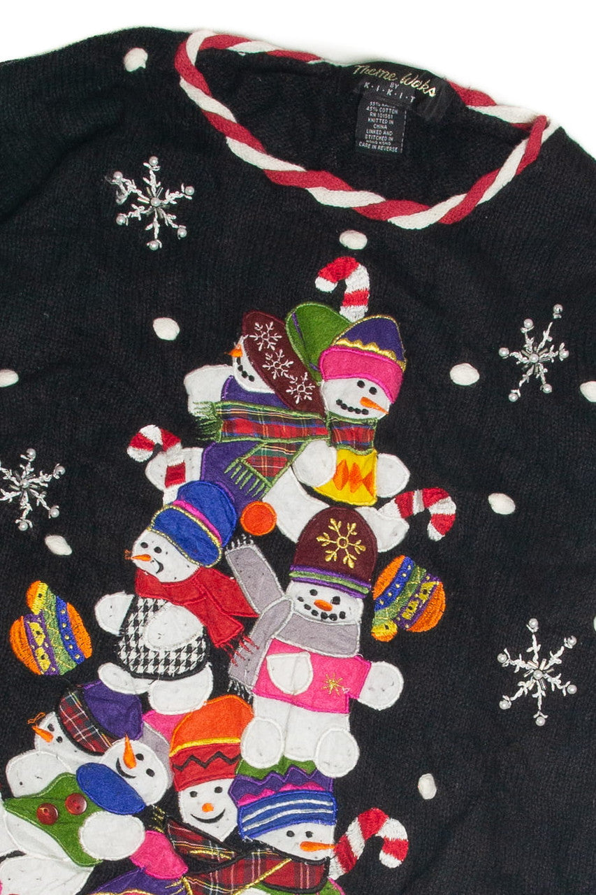 Vintage Black Ugly Christmas Sweater 59836