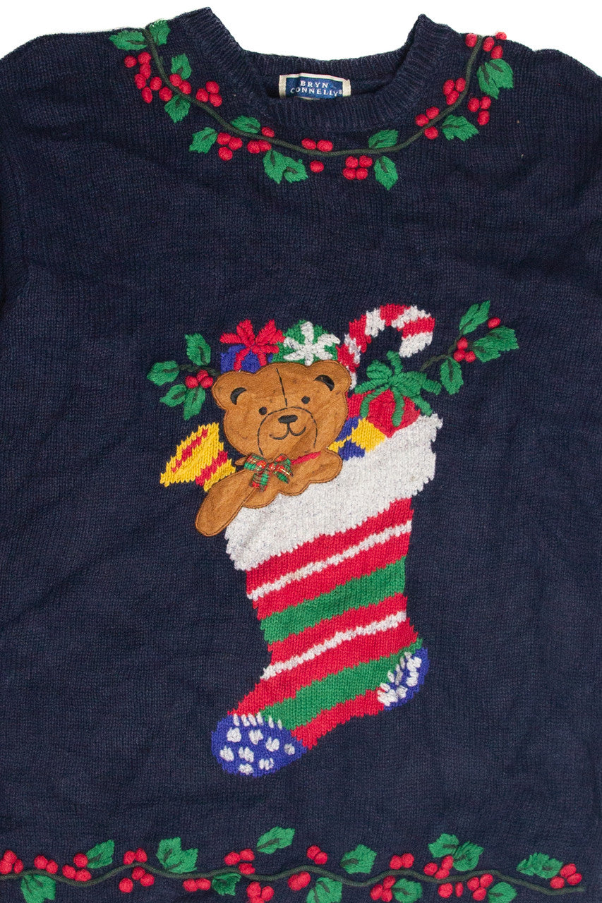 Vintage Blue Ugly Christmas Pullover 63418