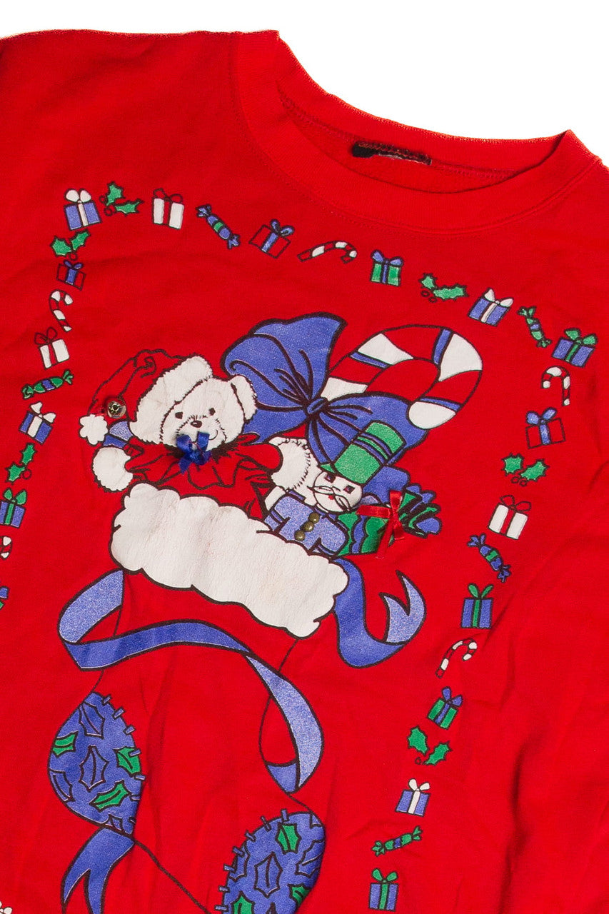 Vintage Red Christmas Sweatshirt 62489