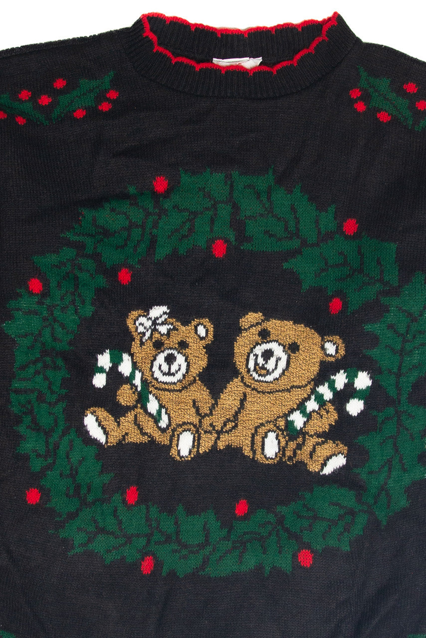 Vintage Black Ugly Christmas Pullover 63443