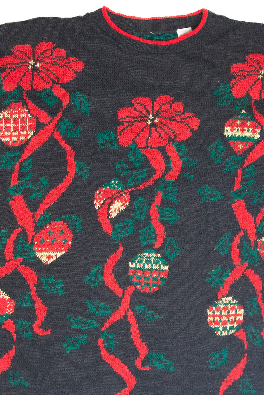Vintage Black Ugly Christmas Pullover 63356