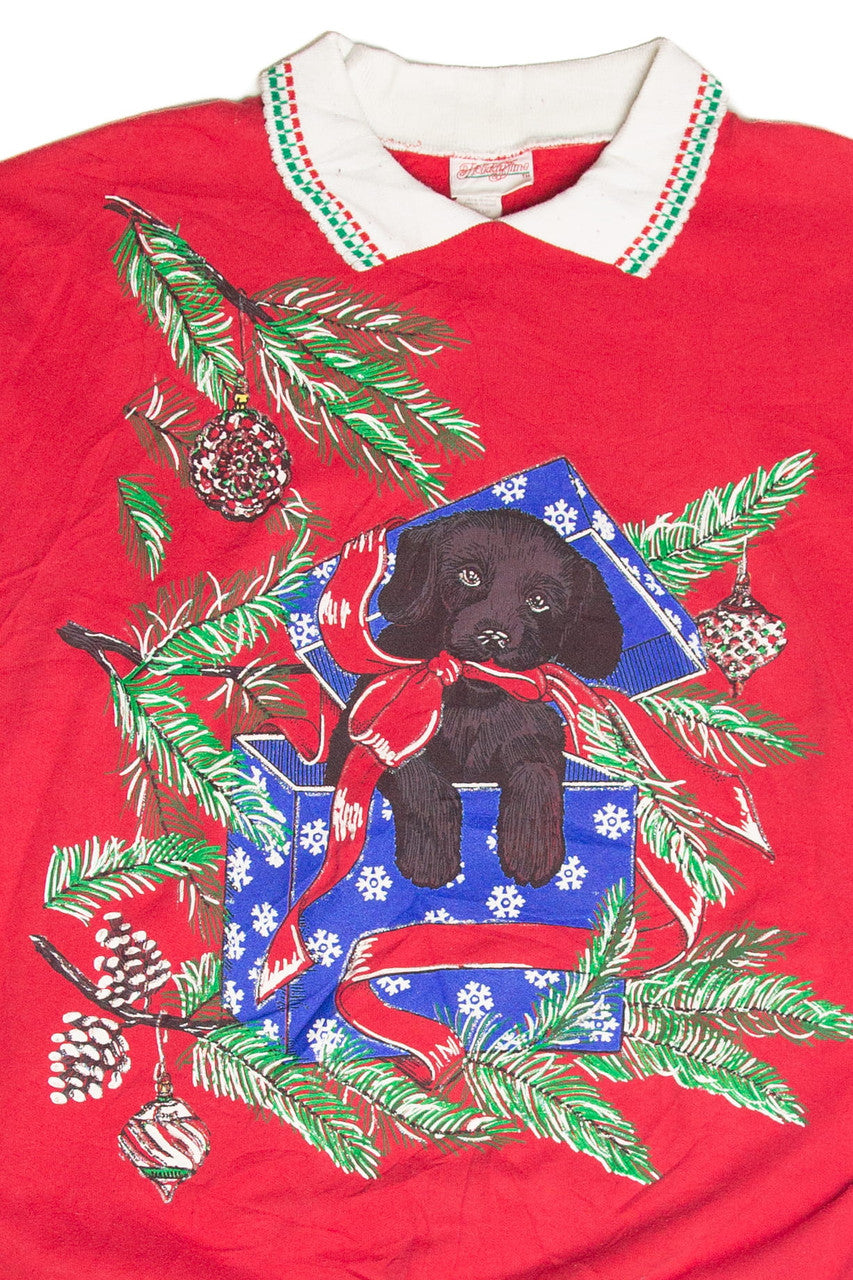 Vintage Red Holiday Sweatshirt 63150
