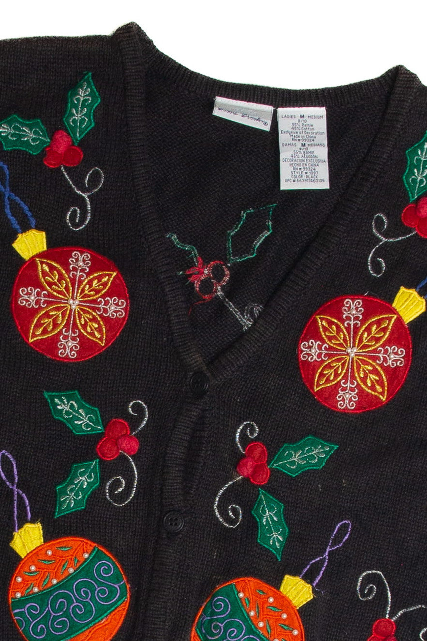 Vintage Black Ugly Christmas Vest 62628