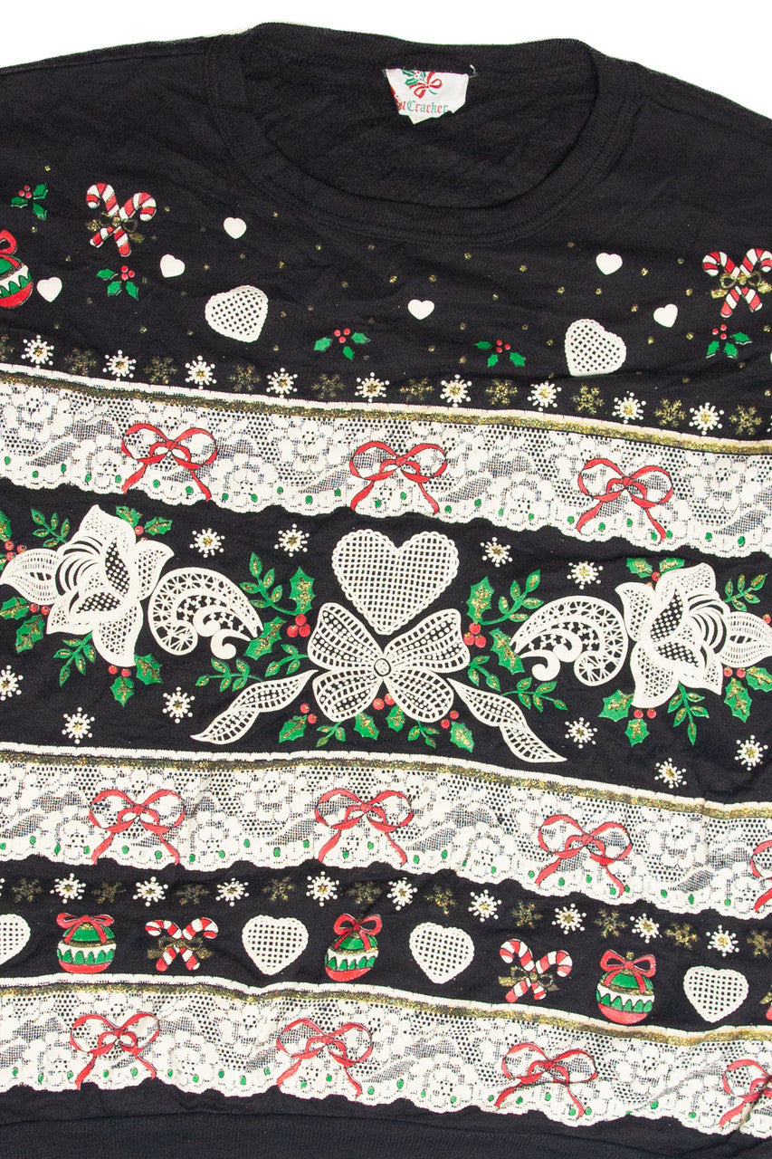 Vintage Black Holiday Sweatshirt 63051