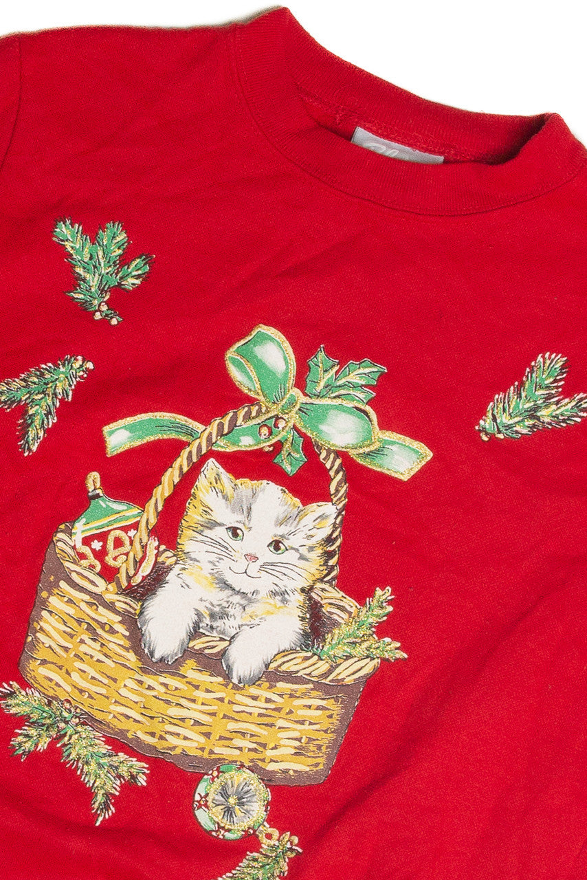 Vintage Red Ugly Christmas Sweatshirt