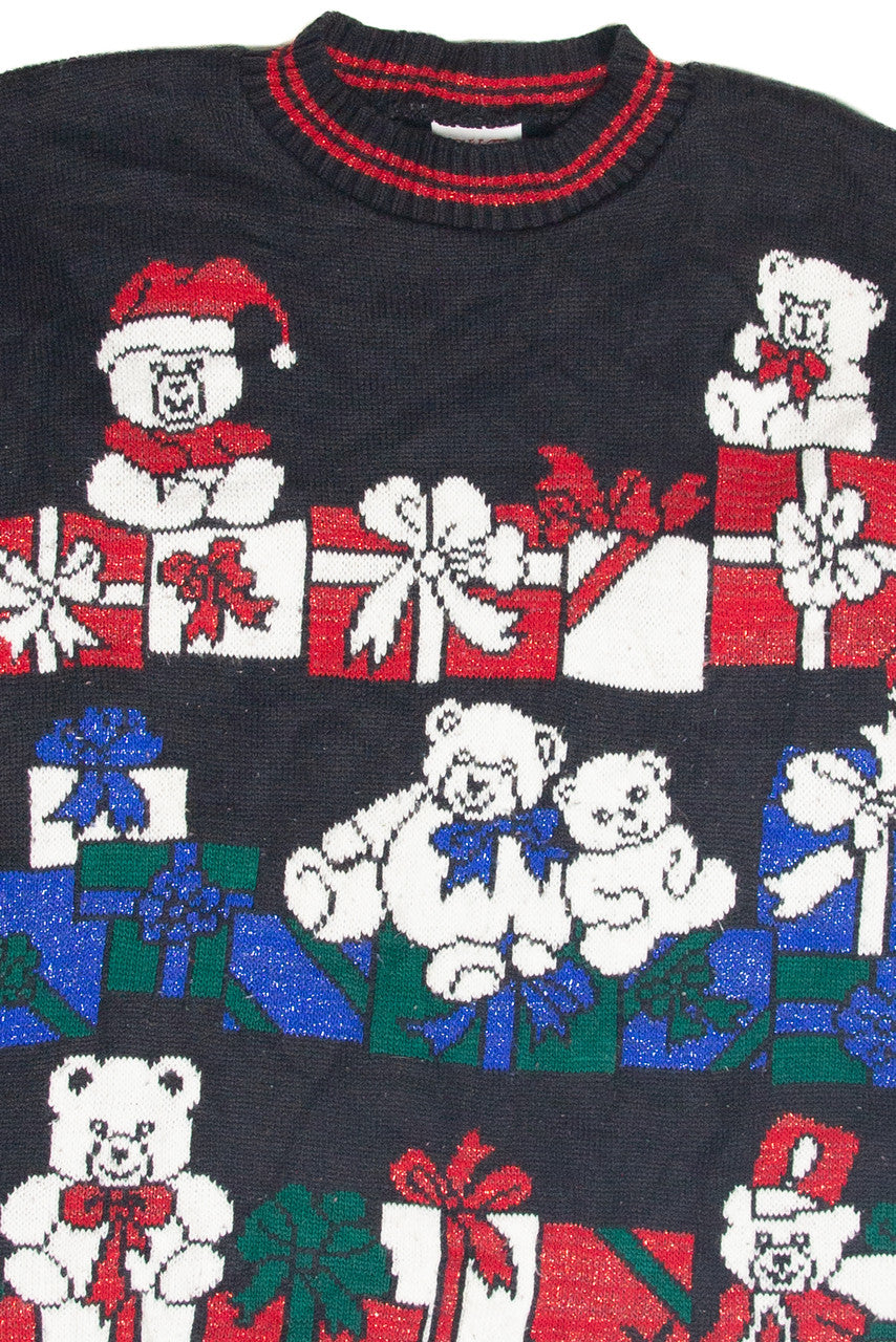 Vintage Black Ugly Christmas Pullover 63266