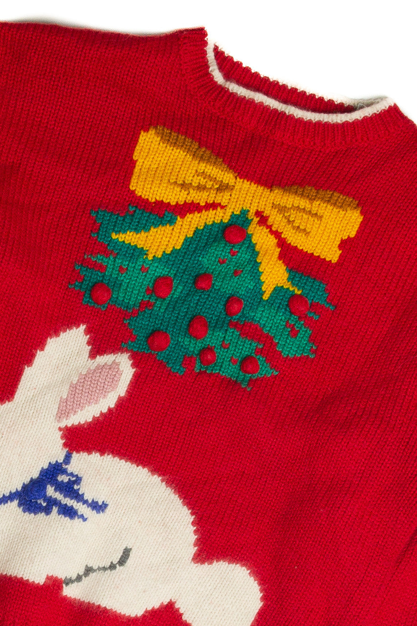 Vintage Red Ugly Christmas Sweater 62444