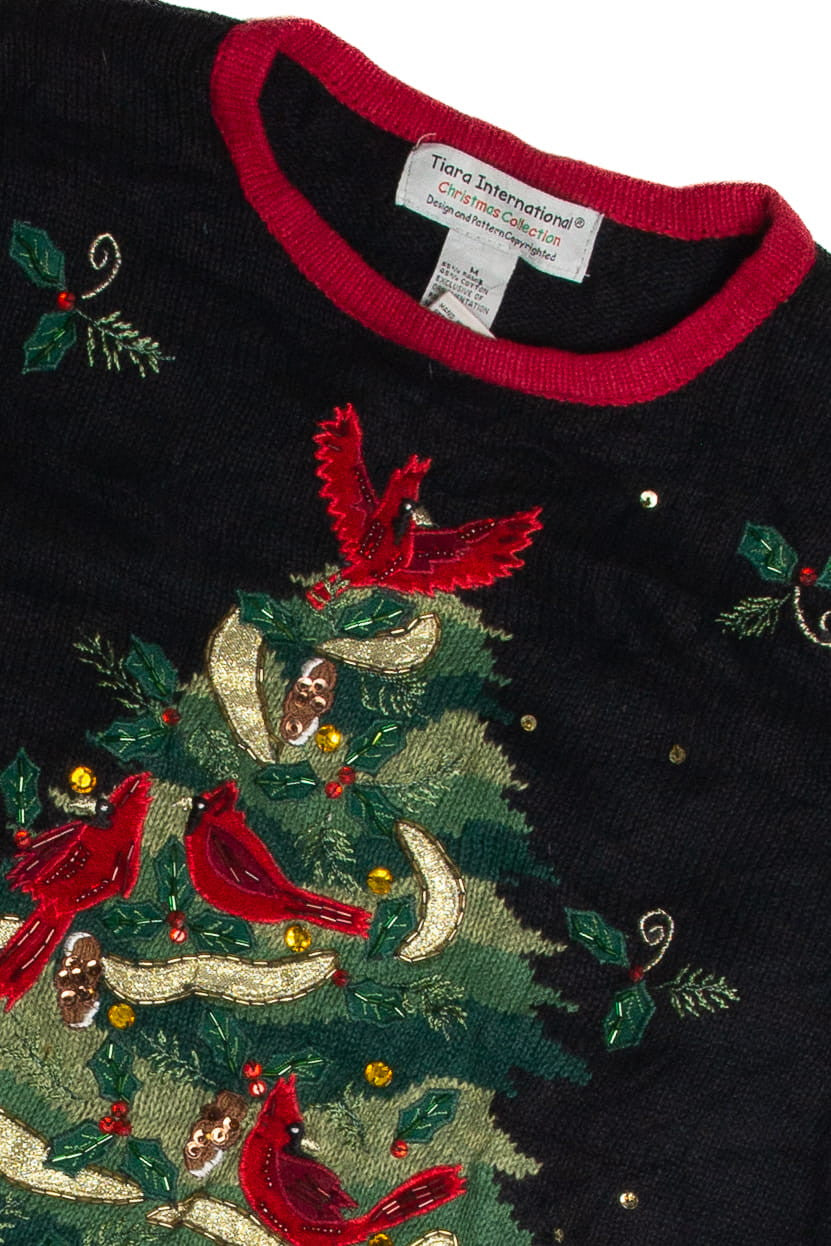 Vintage Black Ugly Christmas Pullover