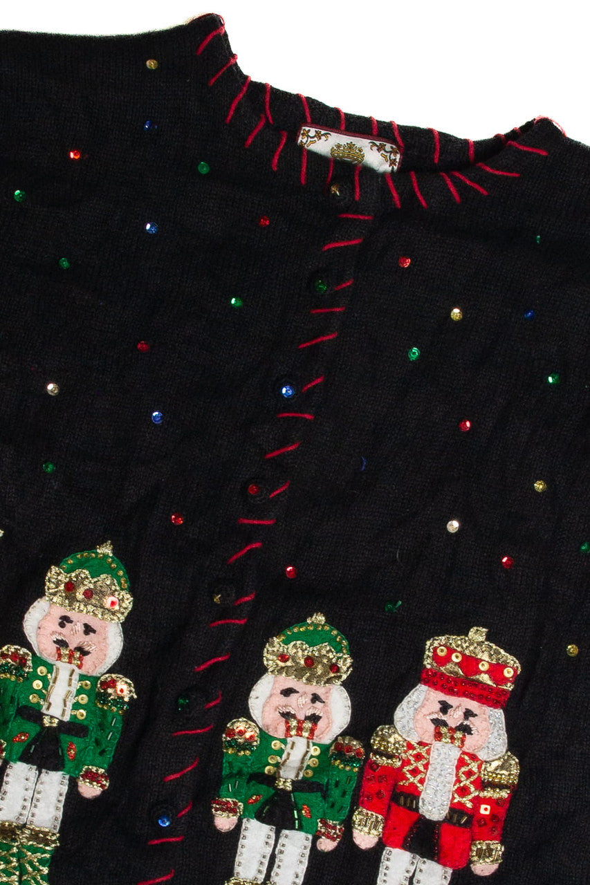 Vintage Black Ugly Christmas Cardigan 62893