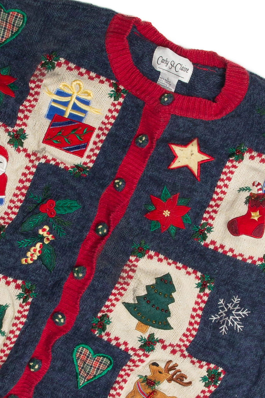 Vintage Ugly Christmas Cardigan 60917