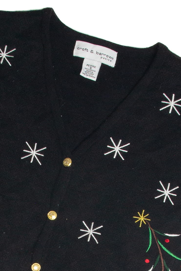 Vintage Black Ugly Christmas Vest 60844