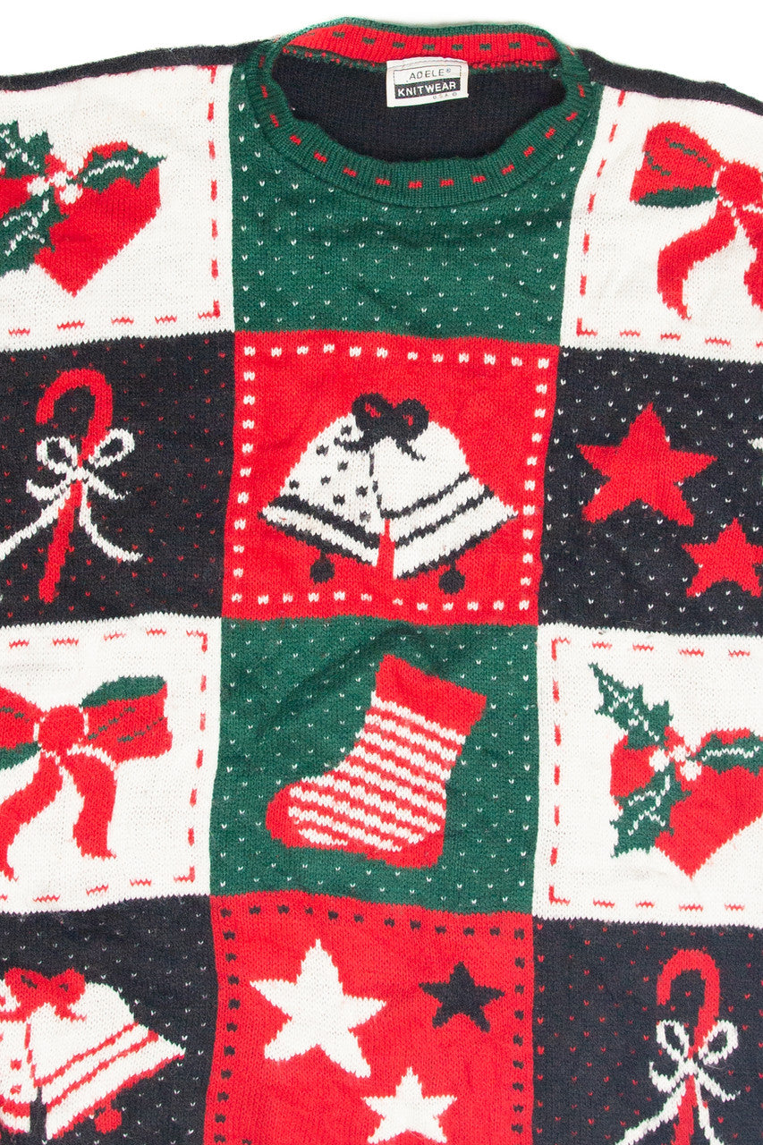 Vintage Black Ugly Christmas Pullover 63272