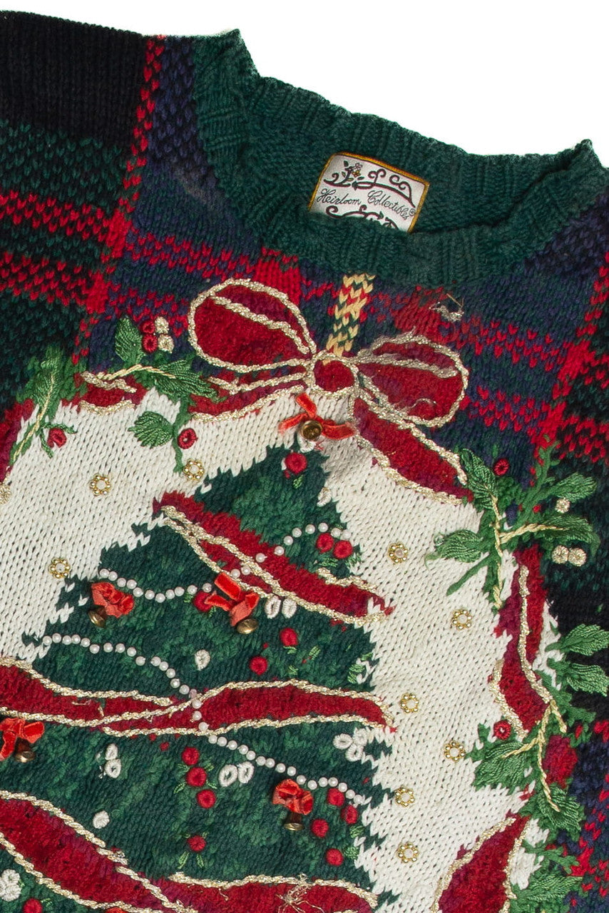 Vintage Green Ugly Christmas Sweater 62517