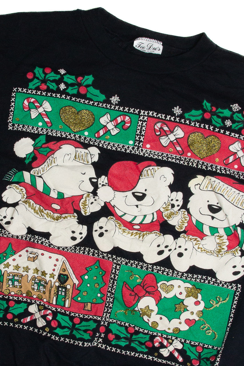 Vintage Black Christmas Sweatshirt 62536