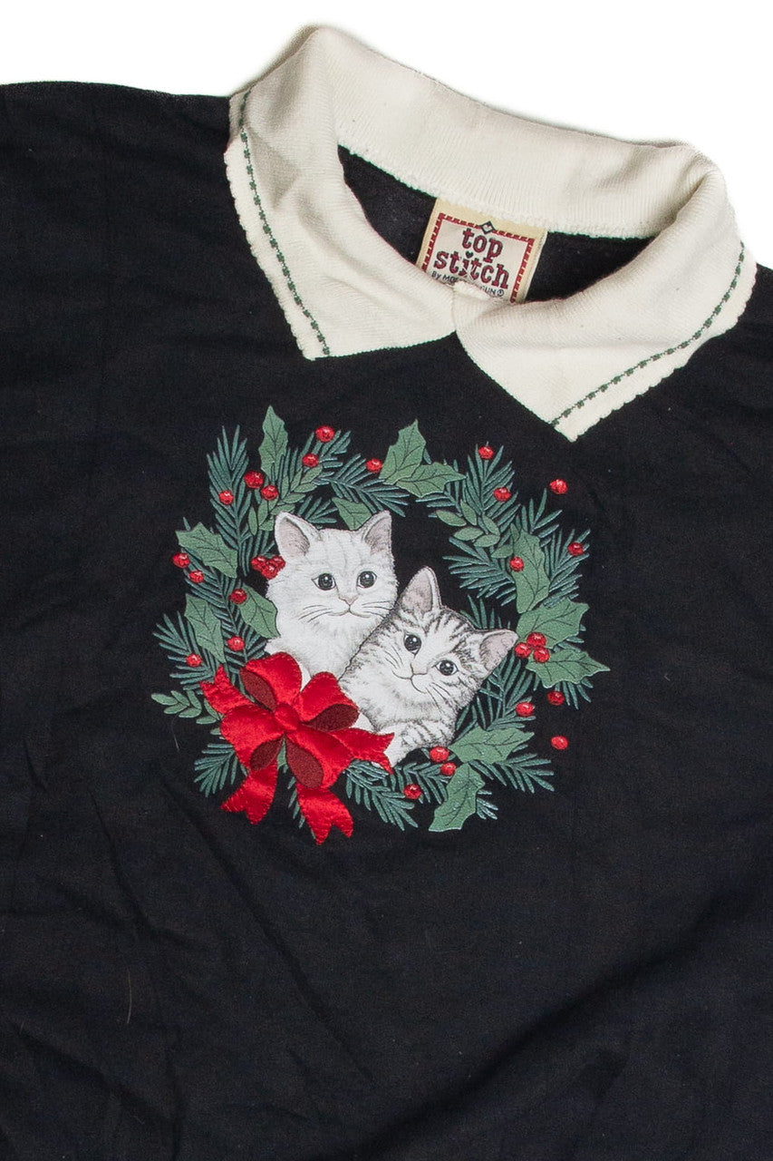 Vintage Black Ugly Christmas Sweater 62654