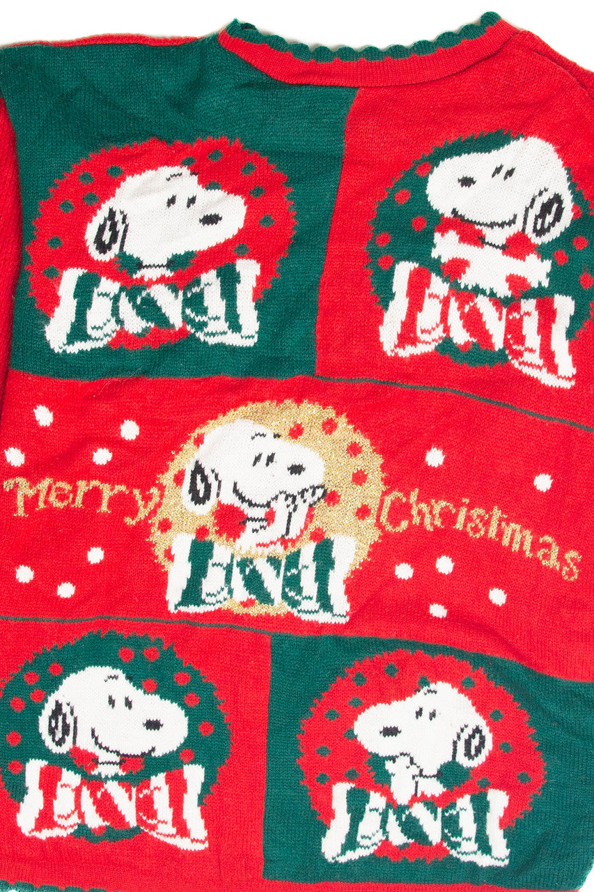 Vintage Snoopy Holiday Pullover 63247
