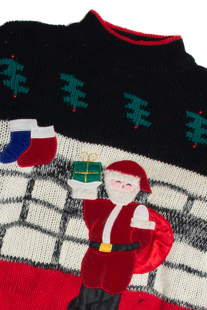 Vintage Black Ugly Christmas Sweater 62760