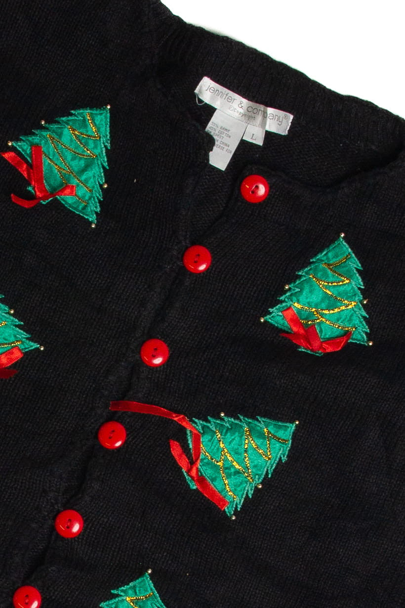 Vintage Black Ugly Christmas Cardigan 59676