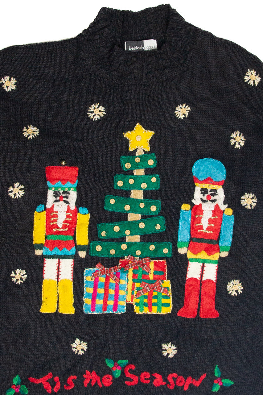 Vintage Black Ugly Christmas Pullover 63417