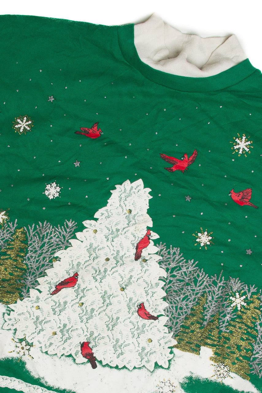 Vintage Green Christmas Sweatshirt 62557