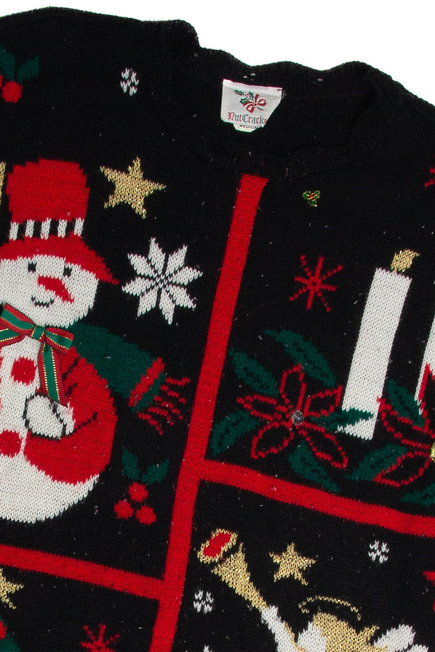 Vintage Black Ugly Christmas Sweater 62763
