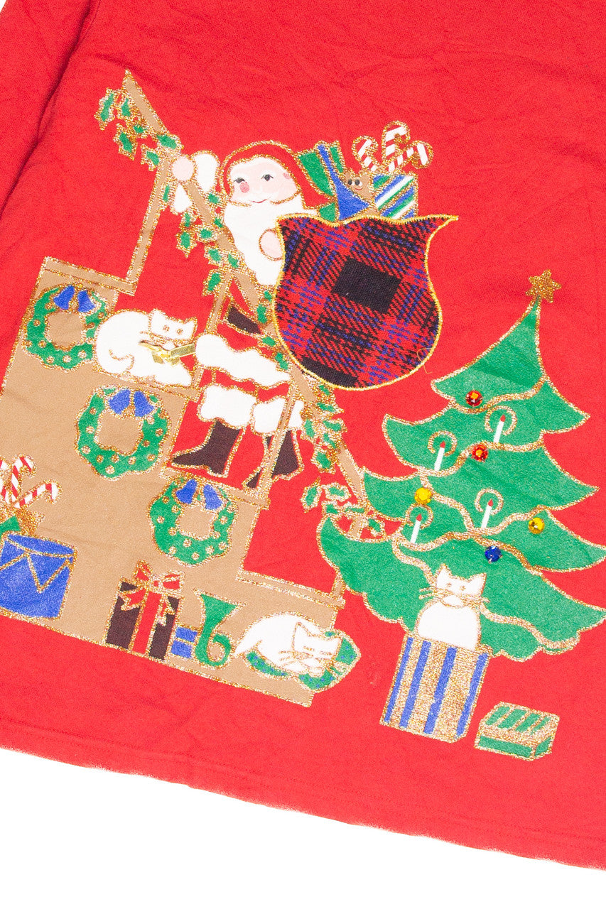 Vintage Red Holiday Sweatshirt 63078