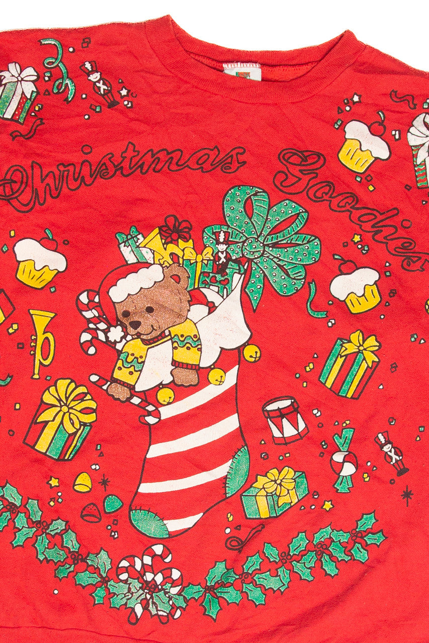 Vintage Red Holiday Sweatshirt 63064